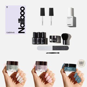 NEW Nailboo Dip Kit Essential Pack with three (3) Dip Powders